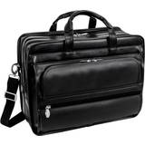 McKlein Elston | 15” Dual-Compartment Laptop Briefcase - Black