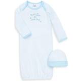 Stripes Nightgowns Children's Clothing Little Me Thank Heaven for Little Boys Sleeper Gown & Hat - Blue