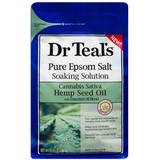 Exfoliating Bath Salts Dr Teal's Pure Epsom Salt Soaking Solution Calm & Balance with Hemp Seed Oil 1360g