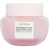 Mineral Oil Free - Mud Masks Facial Masks Glow Recipe Watermelon Glow Hyaluronic Clay Pore-Tight Facial 60ml
