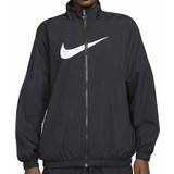Nike Women's Sportswear Essential Woven Jacket - Black/White