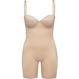 Spanx Suit Your Fancy Strapless Cupped Mid-Thigh Bodysuit - Beige Beige