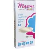 SPF Cotton Pads & Swabs Maxim Hygiene Products Organic Cotton Swabs 200 Swabs