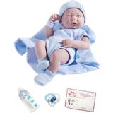 Real doll La Newborn14" Real Boy Baby Doll Blue Outfit
