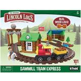 Barbie Toy Vehicles Lincoln Logs Sawmill Train Express, Multicolor One Size