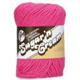 Lily Sugar N' Cream Yarn 2.5 oz, 4-Ply, Hot Pink