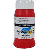 Daler-Rowney System 3 Acrylics Cadmium Red Hue, 500 ml bottle