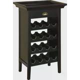 Freestanding Wine Storage Cabinets Powell Merlot 502-426 Black