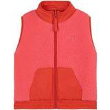 Fleece Garment Children's Clothing Kuling x Maja Fleece Vest - Candy Pink/Bright Red