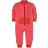 Fleece Garment Children's Clothing Kuling x Maja Fleece Overalls - Candy Pink/Bright Red