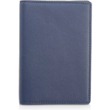 Royce RFID-Blocking Leather Passport Case - Blue