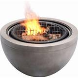 Fire Pits & Fire Baskets Teamson Burning Fire Pit with Base 30"