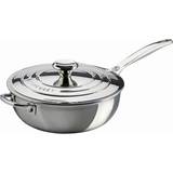 Silver Sauciers Le Creuset Stainless Steel with lid 28.702 cm