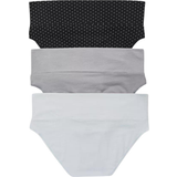 Motherhood Plus Size Maternity Fold Over Panties 3pack Black Multi Pack