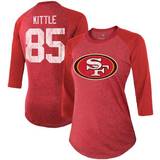 Fanatics San Francisco 49ers Tri-Blend Raglan 3/4-Sleeve George Kittle 85. W
