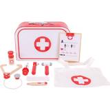 Doctors Role Playing Toys Bigjigs Wooden Doctors Kit