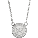 LogoArt Washington Nationals Small Pendant Necklace - Silver