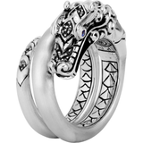 John Hardy Legends Naga Ring - Silver/Sapphire
