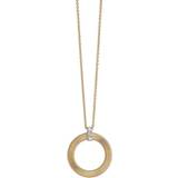 Marco Bicego Masai Single Circle Short Necklace - Gold/Diamonds