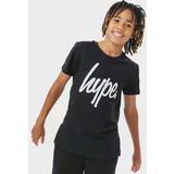 Hype Kid's Script T-shirt - Black