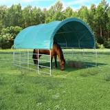 VidaXL Tents vidaXL Livestock Tent PVC 3.7x3.7 m Green