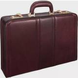 Briefcases McKlein 3.5" Daley Leather Attach Briefcase - Burgundy