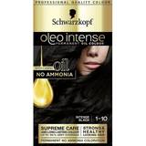 Black Permanent Hair Dyes Schwarzkopf Oleo Intense Permanent Oil Hair Colour #1-10 Intense Black