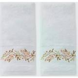 SKL Home Misty Floral 2-pack Guest Towel White (66.04x40.64cm)