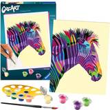 Zebras Crafts Ravensburger CreArt Funky Zebra Paint by Numbers