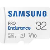 MicroSDHC Memory Cards Samsung Pro Endurance microSDHC Class 10 UHS-I U1 V10 100/30MB/s 32GB +Adapter