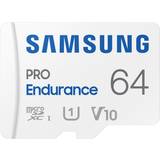 U1 Memory Cards Samsung Pro Endurance microSDXC Class 10 UHS-I U1 V10 100/30MB/s 64GB