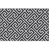Plastic Carpets & Rugs OutSunny Reversible White, Black 121x182cm