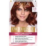 Red Permanent Hair Dyes L'Oréal Paris Excellence 5.6 Rich Auburn