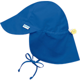Polyester UV Hats Green Sprouts Flap Sun Protection Hat - Royal Blue