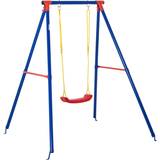 Metal Playground OutSunny Garden Swings with Seat Swing Set