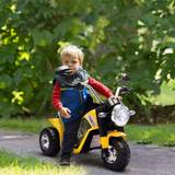 Cheap Electric Ride-on Bikes Homcom Kids Electric Motorcycle Yellow