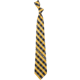 Men - Yellow Ties Eagles Wings Boston Bruins Woven Poly Check Tie - Yellow