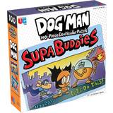 University Games Dog Man Supa Buddies Lenticular Jigsaw Puzzle 100 Pieces