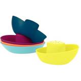 Boon Fleet 5-Piece Multicolor Stacking Boats Multi