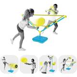 Swingball MK7293 5-in-1 Outdoor Game Set, Blue & Yellow
