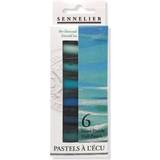 Sennelier Emerald Sea Half Pastels 6-pack