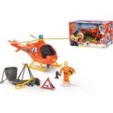 Simba Toy Helicopters Simba Fireman Sam Sam Helicopter Wallaby with Figure