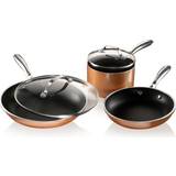Gotham Steel Cookware Gotham Steel StackMaster Cookware Set with lid 5 Parts