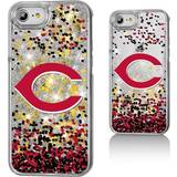 Strategic Printing Cincinnati Reds iPhone 6/6s/7/8 Sparkle Logo Gold Glitter Case