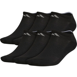 adidas Men's Athletic Cushioned No Show Socks 6-pack - Black