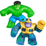 Super Heroes Rubber Figures Moose Goo Jit Zu Marvel Versus Pack Thanos Vs Hulk
