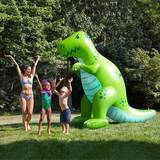 BigMouth Inflatable Toys BigMouth Bmys-0004 Ginormous Inflatable Dinosaur Sprinkler, Green