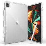 Apple iPad Pro 12.9 Bumper Cases Ringke iPad 12.9'' (2021/2020) Fusion Clear Cover m. Pencil Holder Gennemsigtig