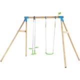 Wooden Toys Playground TP Toys Nagano Wooden Double Swing Set