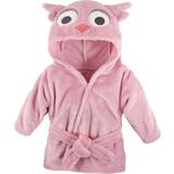 Hudson Baby Animal Face Hooded Bathrobe - Pink Owl